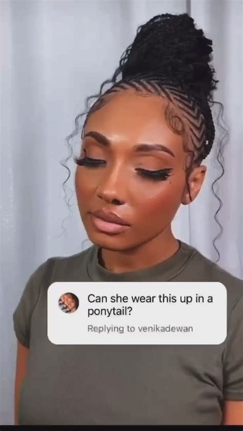 30 Trending Cornrow Braid Hairstyles for Women in 2024 | Cool braid ...