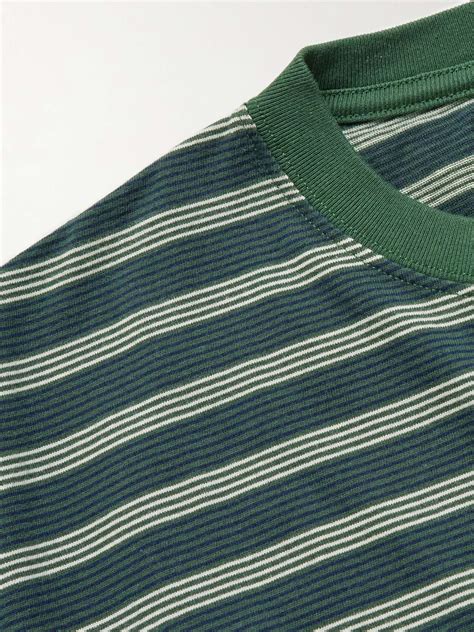 BEAMS PLUS Striped Cotton-Jersey T-Shirt for Men | MR PORTER