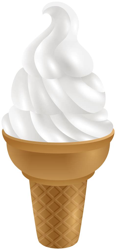 Vanilla Ice Cream Cone PNG Clipart | Gallery Yopriceville - High ...
