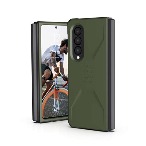 Urban Armor Gear UAG Galaxy Fold 3 Case, Civilian Ultra Thin Shock ...
