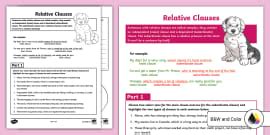 Phrases and Clauses Practice Worksheet for 6th-8th Grade