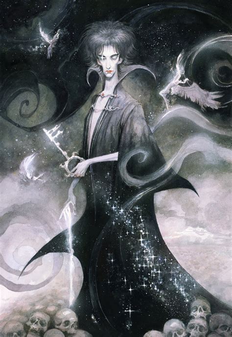 Morfeus, the Dream King from Neil Gaiman's The Sandman series, stands ...