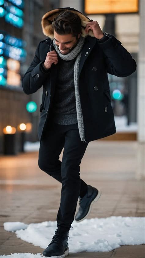 Cold Weather, Cool Styles: 20 Stylish Mens Winter Outfit Inspirations