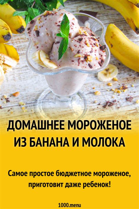 Домашнее ПП мороженое из банана и молока рецепт фото пошагово и видео ...