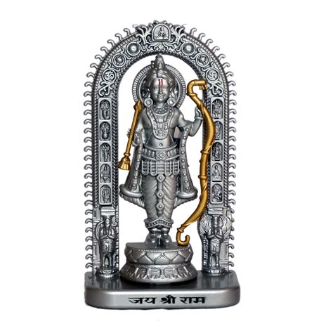 Buy Ram Lalla Statue in Ayodhya Mandir (3D), Idol Home Decor, Divine ...