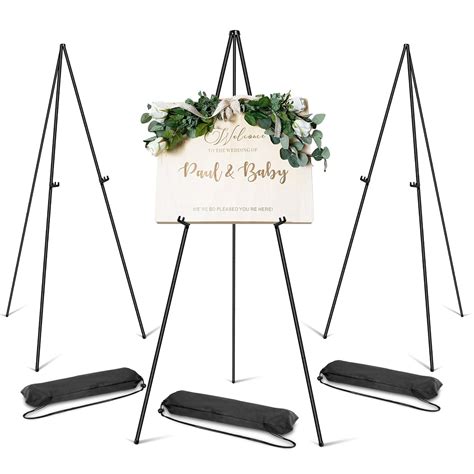 Amazon.com: PUJIANG 3 Pack Easel Stand for Display,63" Easels for ...