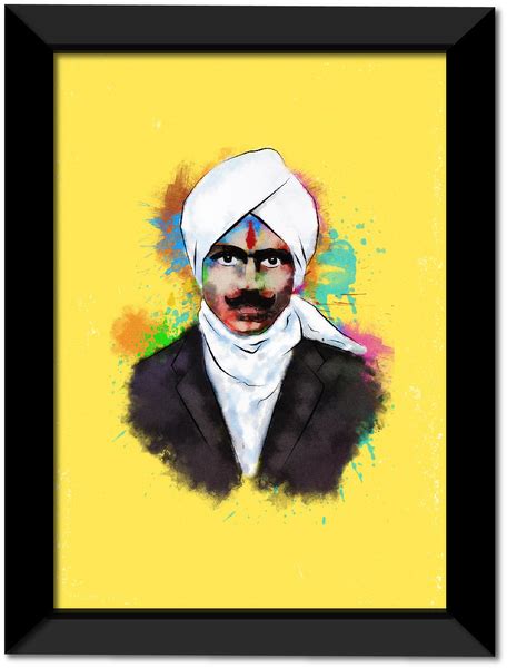 Legendary Bharathiyar Wall poster and Frame – Peacockride