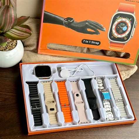 Most Awaited Budget Combo | 7 in 1 Strap Series 8 Ultra 49MM Smartwatch ...