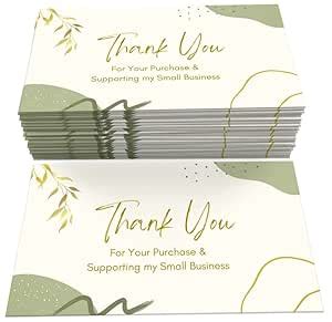 VAAIMAI 960 Pieces Thank You Cards 3.5X2 Inch, Include 960 Thank You ...
