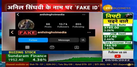Fake Social Media ID's Of Anil Singhvi, Beware Of Fake ID's, Watch This ...