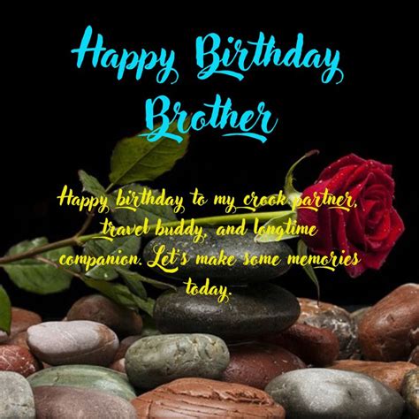 Happy Birthday Brother's Images Enriched with Heartfelt Wishes and Quotes