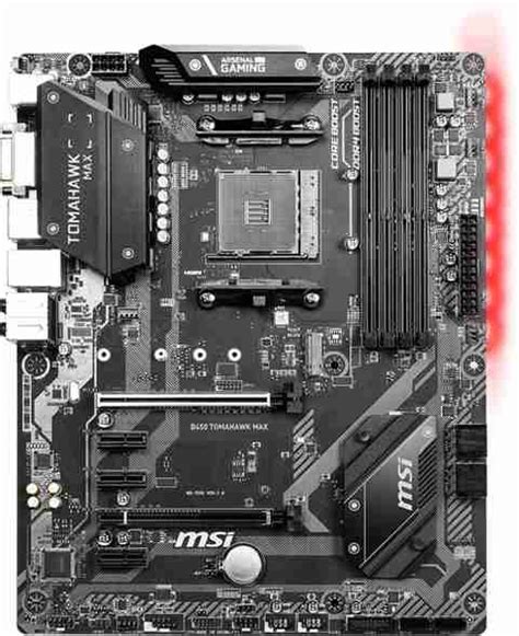 MSI B450 TOMAHAWK MAX AM4Socket ATX AMD B450 Chipset DDR4 Motherboard ...