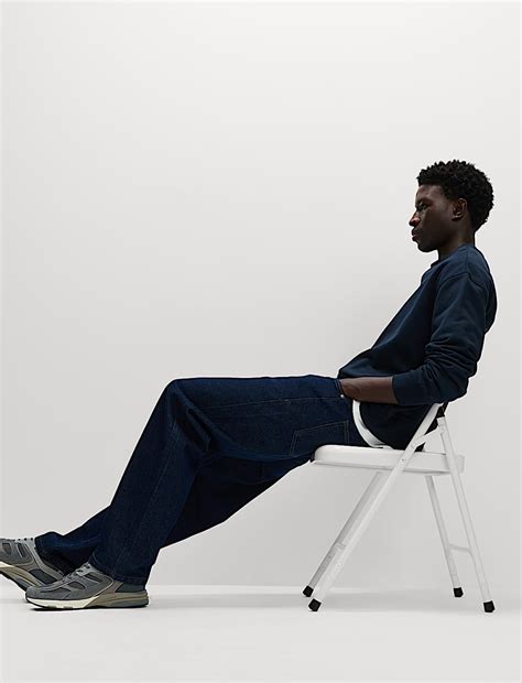 Buy Baggy Fit Denim Jeans at Marks & Spencer