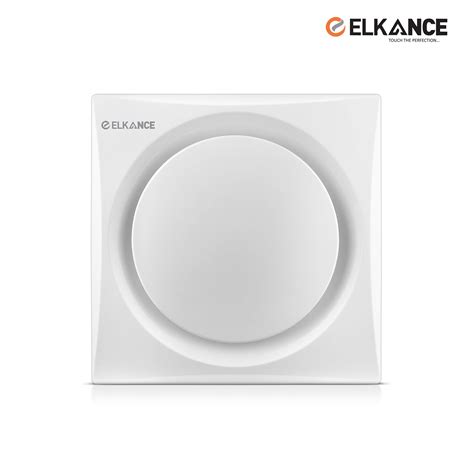 ELKANCE Ceiling Ventilation Fan Swirl (White) - Efficient Airflow, ABS