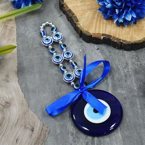 Buy Blue Evil Eye Hanging for Protection Online in India - Mypoojabox.in