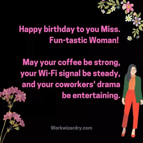 55 funny birthday wishes for coworker female edition guaranteed to make ...