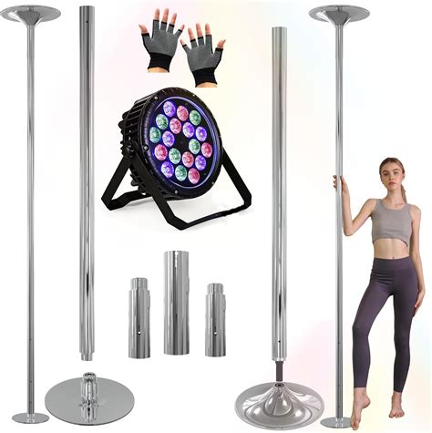Buy GOODTIMES Dance Pole - Professional Dancing Pole with LED Lights ...