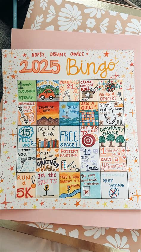 Best 13 Goalsetting visionboard bingo 2025 – Artofit