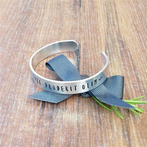 Strength and Courage Bracelet, Latin Quote Jewellery, Ovid Quotes ...