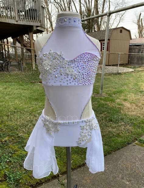 White Contemporary Dance Costumes