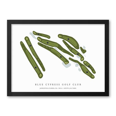 Blue Cypress Golf Club | Golf Course Map