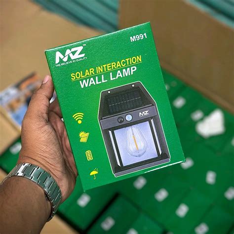 Solar Sensor Wall Lamp | 600LM Brightness | Motion Detection ...