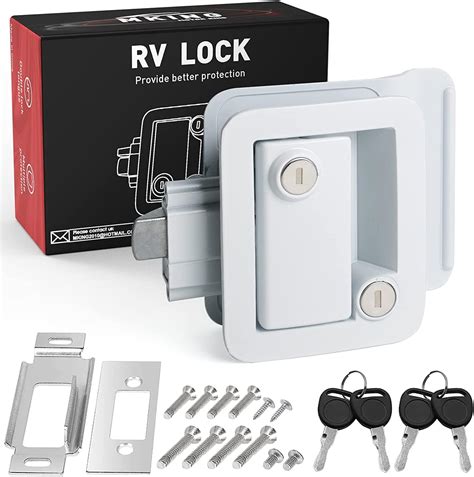 Amazon.com: MKING RV Door Lock, Camper Door Lock, RV Entry Door Latch ...