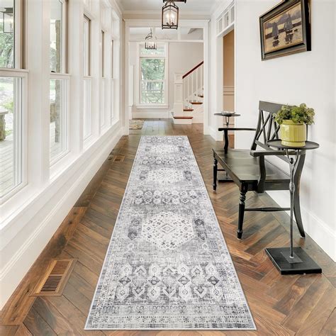Amazon.com: Hallway Washable Runner Rug 2'6x10 - Kitchen Runner Rugs ...