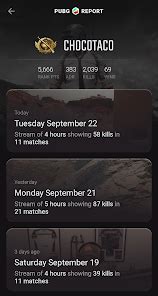 PUBG Report – Apps on Google Play