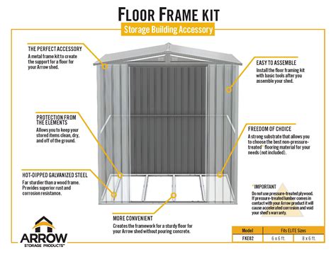Arrow Floor Frame Kit Instructions | Floor Roma