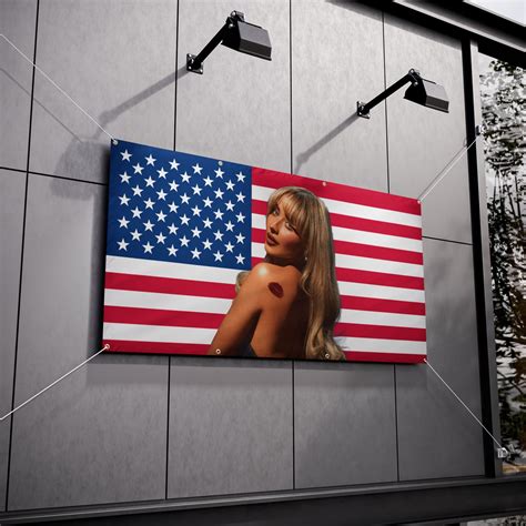 Sabrina Carpenter AMERICAN FLAG (HEAVY DUTY VINYL BANNER) – Blue Falcon Awards