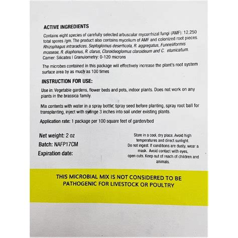 Buy Mycorrhizal Fungi Kit - 8 Species of Carefully Selected Arbuscular ...