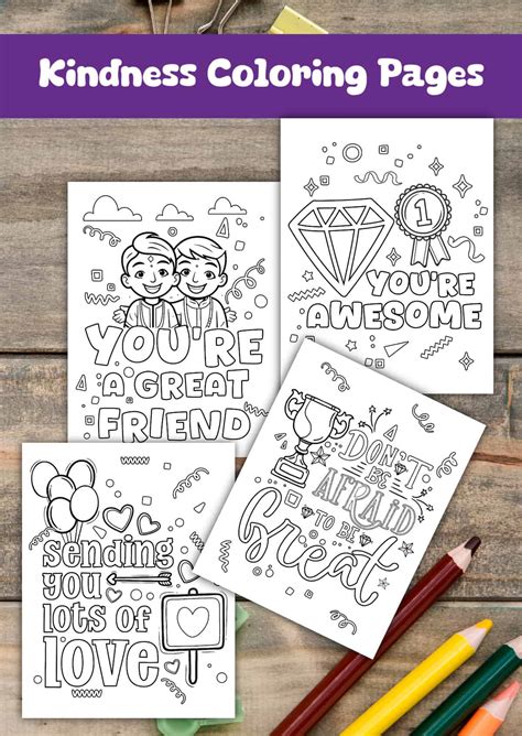 Printable Kindness Coloring Pages [2025]