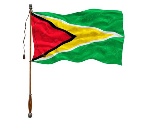 Premium Photo | National flag of guyana background with flag of guyana