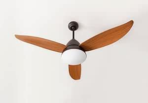 Buy LEO FANS Abs Walnut The Welling 10 Ceiling Fan | Body: Oil Brushed ...
