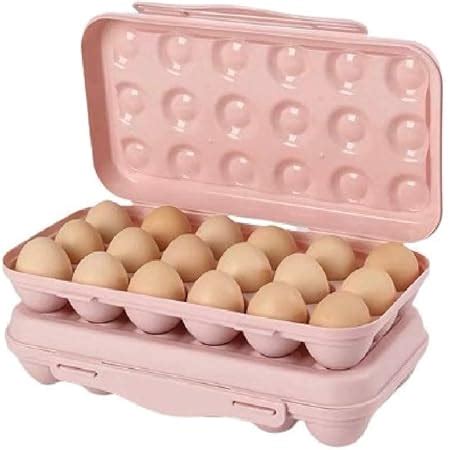 MosQuick® Egg Holder for Refrigerator, 32 Grid 2 layer drawer Type Egg ...