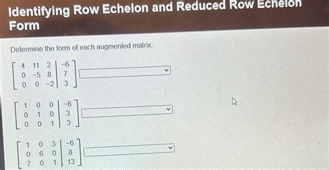 Image result for Row Echelon Form Tutorial