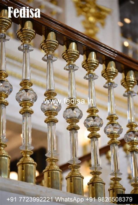 Minimalist Brass Railing Design For Modern Interiors Shiri Railing ...