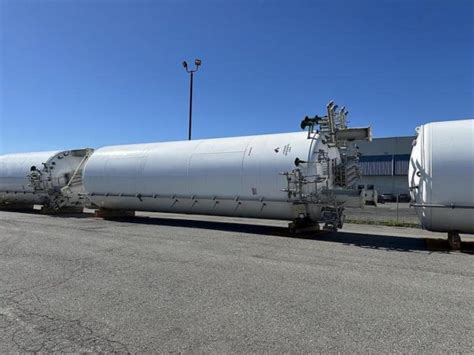 Vertical Liquid Hydrogen (LH2) Tank 15,000 Gallons, 175 PSIG Dual Cryo ...