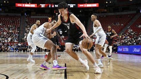 China's Yang Hansen shines in NBA Summer League debut - CGTN