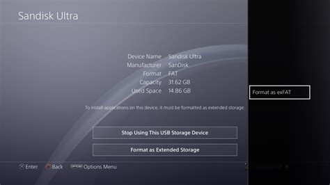 Cannot Format USB Storage Device PS4 的图像结果