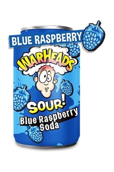 WarHeads Blue Raspberry Soda 355ml - Fiyatı, Yorumları