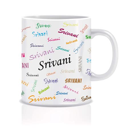 Buy wechitr Typography Coffee Mug for srivani Personalised Name Ceramic ...