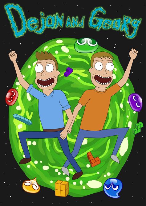 My best friend is a huge Rick and Morty and Puyo Puyo Tetris fan. Merry ...