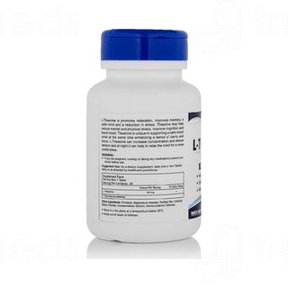 Healthvit L Theanine 100 Mg Tablet 60 - Uses, Side Effects, Dosage ...