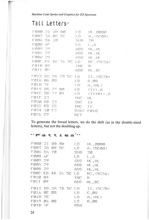 ZX Spectrum Machine Code 的图像结果