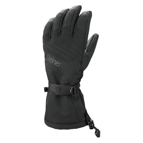 Steiner Kids Ski Gloves Black - Skee-Tex