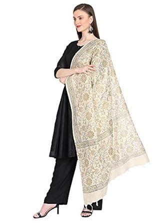 Buy THE WEAVE TRAVELLER Handloom Hand Block Printed Cotton Blend ...