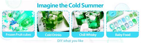 Buy Vn care 2 pcs 21 Cavity Pop Up Ice Cube Trays for Freezer with Lid ...