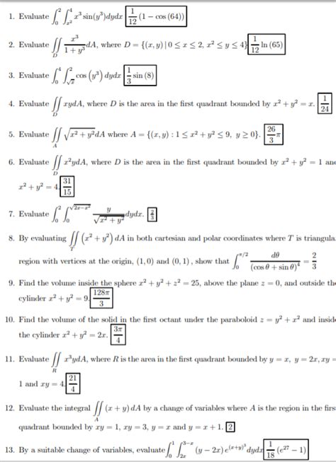 Image result for Calc 3 Practice Problems